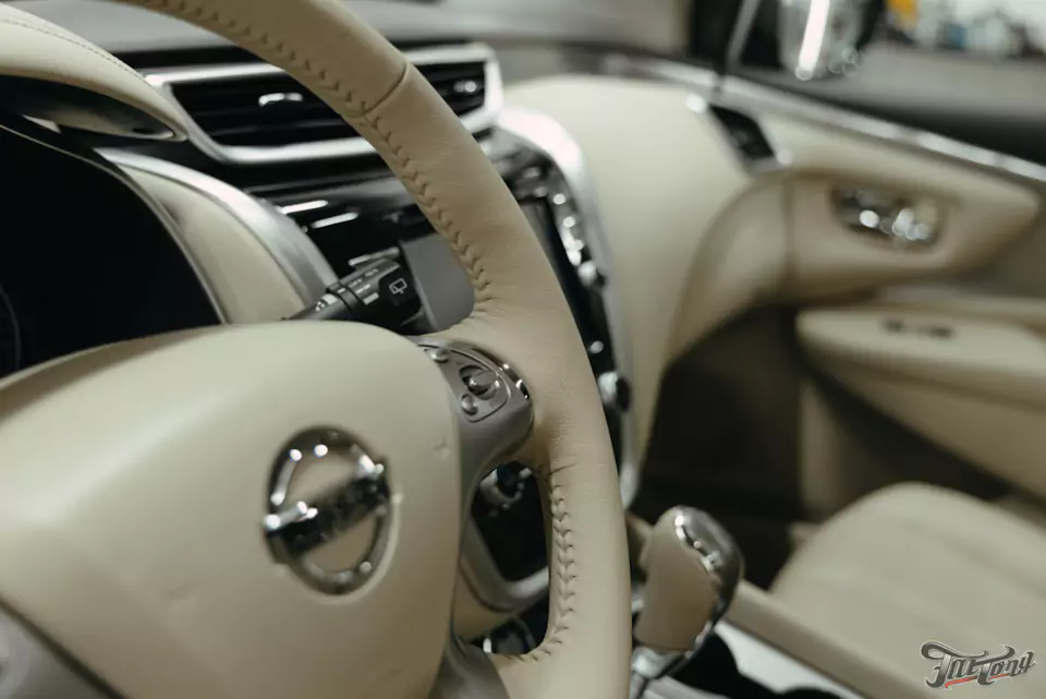 Восстановили Nissan Murano за 1 900 000 рублей! Кузовной ремонт и покраска, антихром, оклейка полиуретаном, окрас дисков и суппортов, комплекс детейлинг-услуг и реставрация кожи